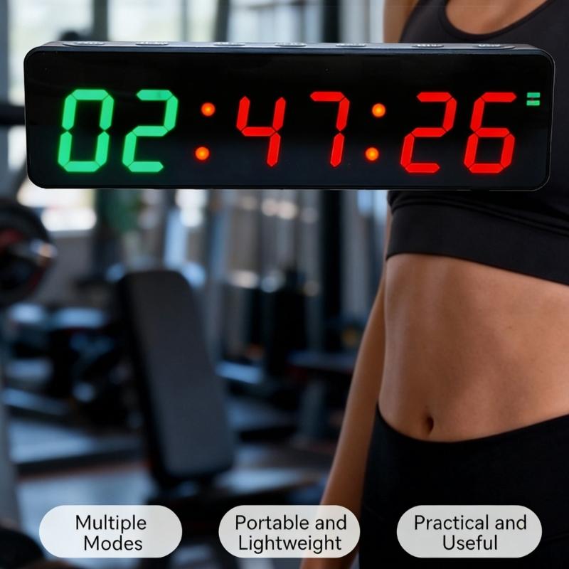 Intelligente Digitale Uhr Timer Mit Mehreren Modi LED-Anzeige Zeitmessgerät Für Fitness-Enthusiasten Und Heimköche