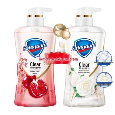 Safeguard Gel Shower Gel Duo: Red Pomegranate & Camellia (2x380g)