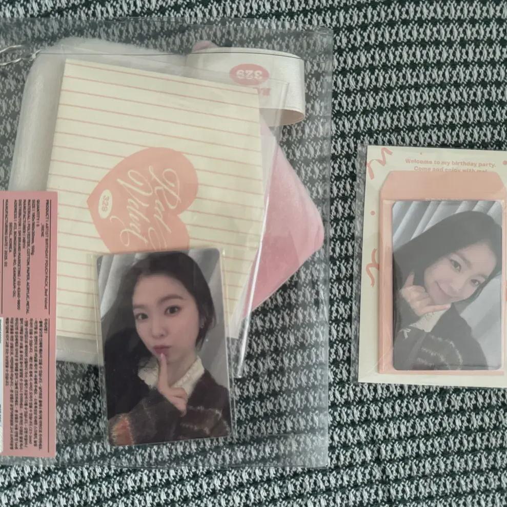 2025 Redvelvet Irene Birthday Pouch+photo Card Pack Unopened