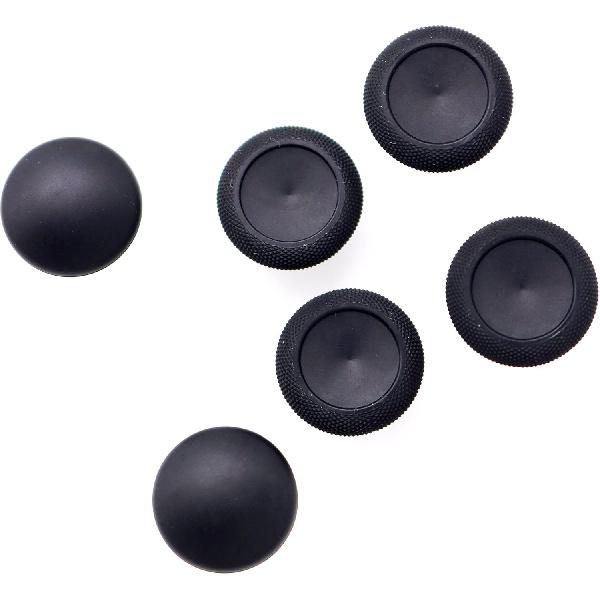 6 Pack Swap Magnetic Thumbstick Set Replacement for Xbox One Elite Controller Analog Sticks Black
