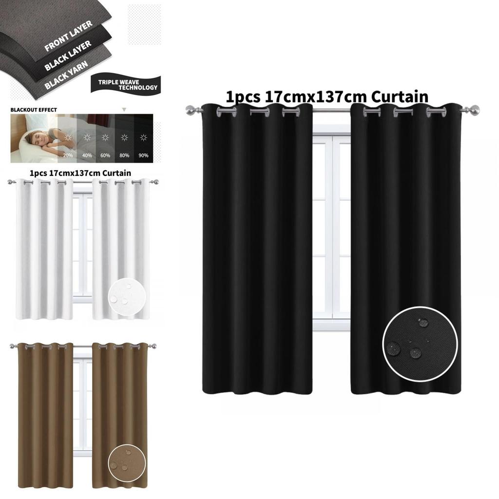 Outdoor Waterproof Canvas Curtain With Full Light Blocking For Balcony And Patio Areas