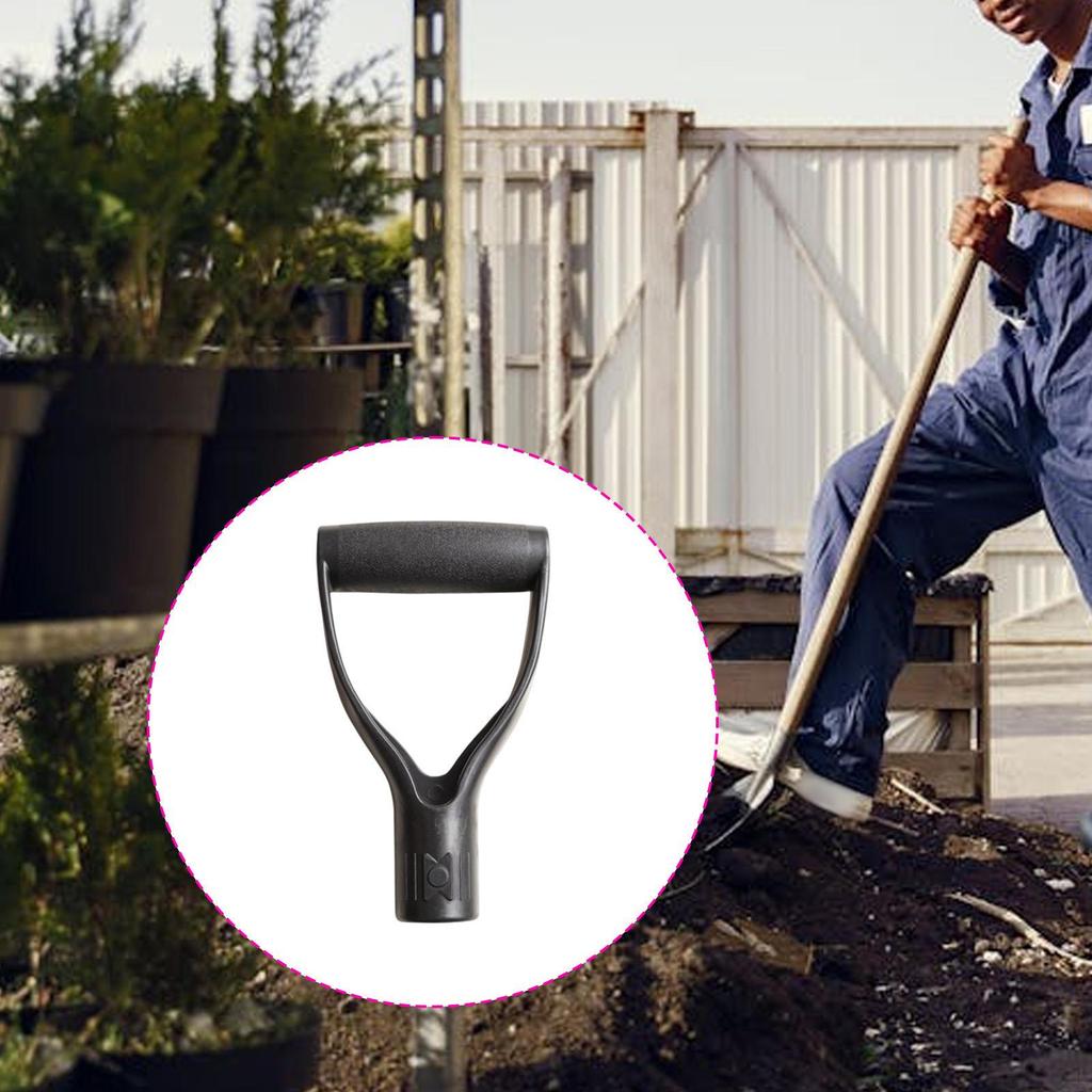 Handle Ergonomic Garden Tool Nonslip Comfortable PP Universal Replacement for Rake Fork