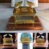 Statue Covenant Ark Gilded Copper Brackets Jerusalem Reproduction Je Statue Testimony Je Gift