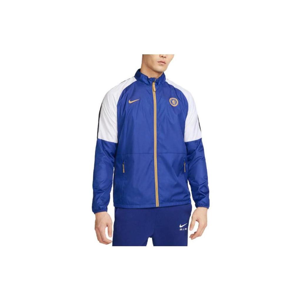 Nike Chelsea Fc Repel Academy Awf Zip Neck Jacket Men Jacket Blue DV4714-495