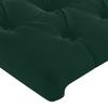 Bed Frame (No Mattress) Dark Green 120x200 cm Velvet
