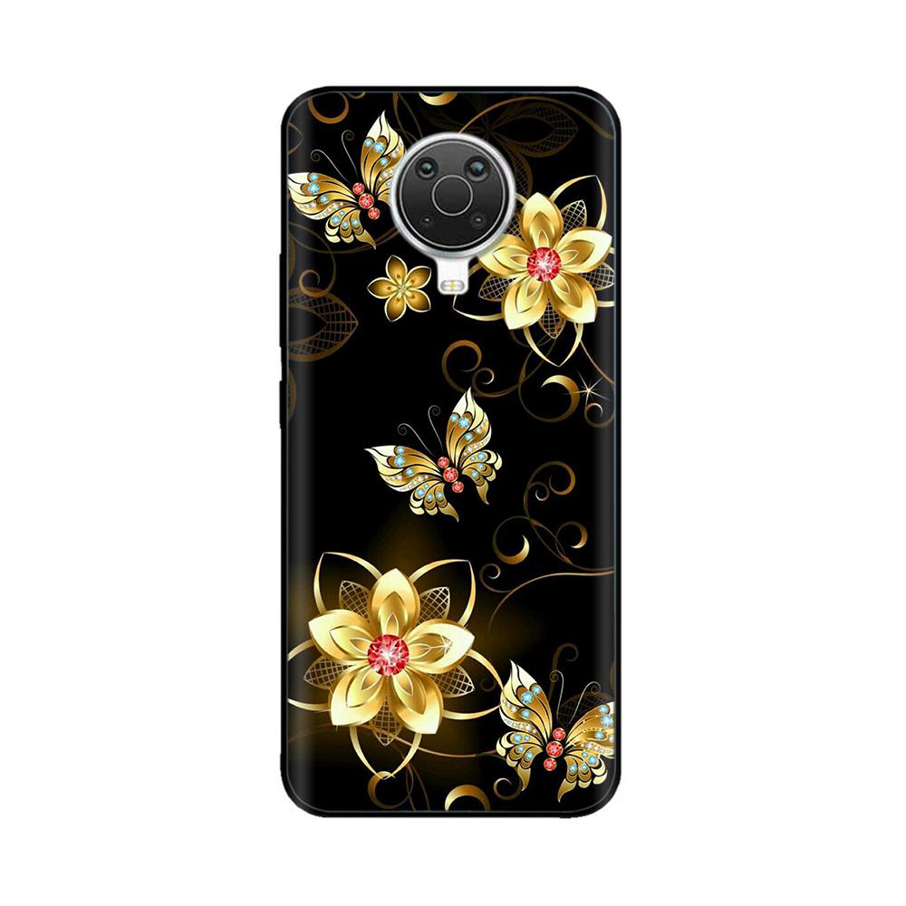For Nokia G20 Case Cover for Nokia G10 G20 Silicone Back Cover Phone Case for NokiaG20 G 20 2021 Cute Flower Bumper 6.5 Inch