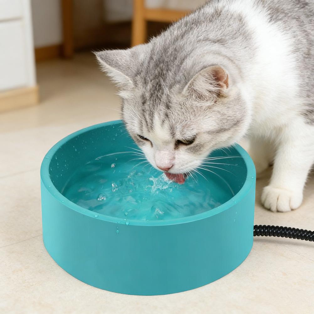 

Outdoor Heated Dog Bowl Keep Water From Freezing Safe Design Thermal Plastic Water Bowl Pet Supply Winter Keep Warm China Mainland