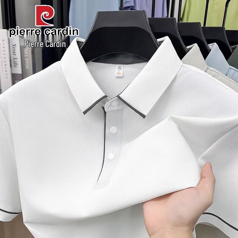 Pierre Cardin Men s Ice Silk Short Sleeve Polo Shirt 48