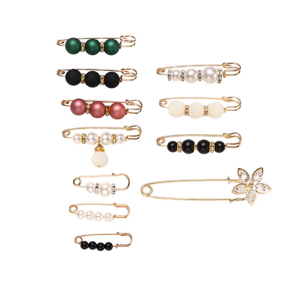 Tightening Pin Accessories Waist Pin Brooch Waistband Pin Dress Shawl Clips Clothing Brooches Set
