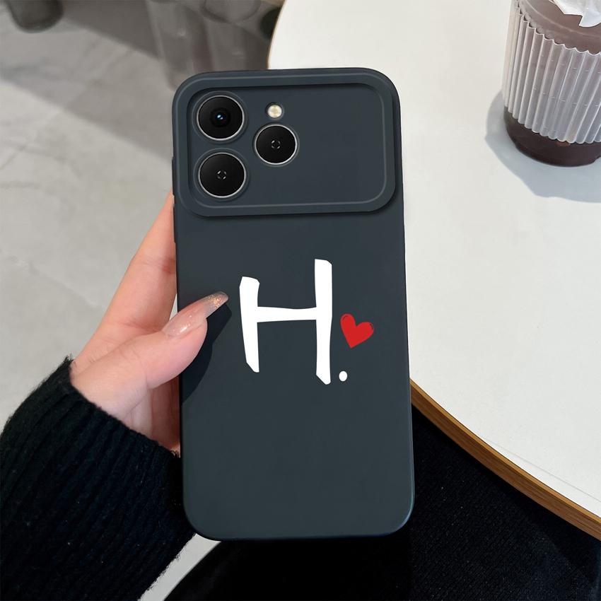 Phone Cases For Tecno Spark 40 Pro Plus 40C Pova 4 5 6 7 Neo Creative Letters Shockproof Silicone Soft Covers Camera Protection Shell For Tecno Casing