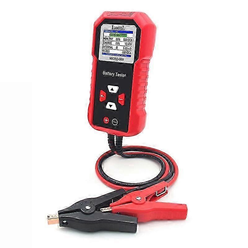 LANCOL Micro 500 12V Digital Battery Tester - Analyze Lithium & Lead Acid Car Batteries