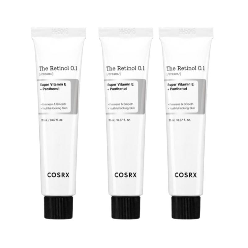 COSRX Die Retinol 0.1 Creme 20ml – 0,1% Reine Retinol-Behandlung, Straffende & Glättende Creme, Elastizitätsunterstützung, Feuchtigkeitsspendende Retinol-Feuchtigkeitscreme