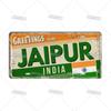 Artisian INDIA CHINA INDONESIAN License Plate Landmark State Metal Sign City Decorative Plaque Wall Decor Garage Bar Pub Club