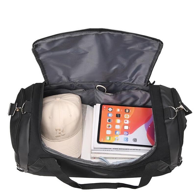 Large Capacity Sports Duffle Bag with Separate Shoe Pouch