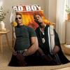Bad Boys Movie Throw 240g Flannel Blanket, Suitable for Sofas, Beds, Offices,  Exquisite Gift Blankets
