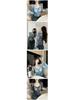 Women's Retro Ink Wash Tie-Dye Square Neck Slim Fit Base Layer Top - Autumn/Winter Collection