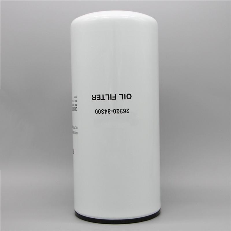 Oil Filter 26320-84300 2632084300 P502638 For Hyundai XCIENTP 440 410 Truck