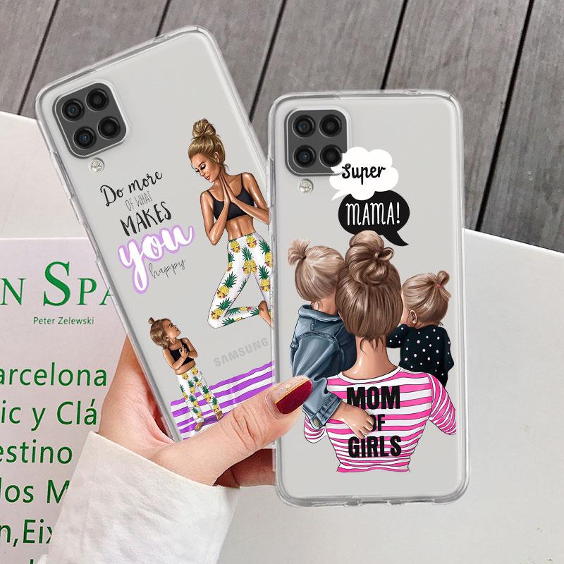 Etui do Samsung Galaxy A52 A12 A51 A71 A32 A21s A22 A53 A23 A13 A03 A02 A41 A33 A11 A72 A73 telefon Cove Super mama dziecko