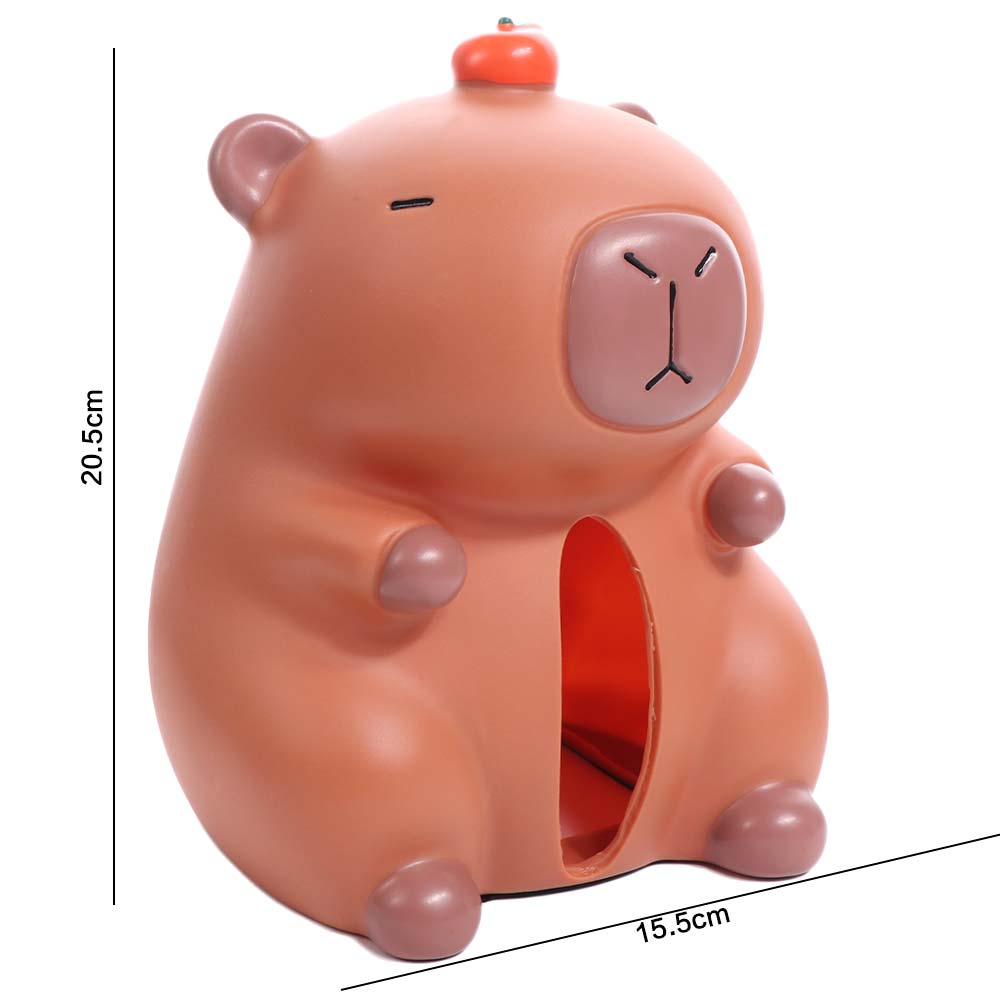 Doll Toy Tissue Box Ornament Decorative Capybara Napkin Holder Capybara Tissue Box  Birthday Gift