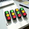 Portable Fidget Clicker Keychain Lightweight Traffic Light Fidget Toy Backpack Charm  Daily Use