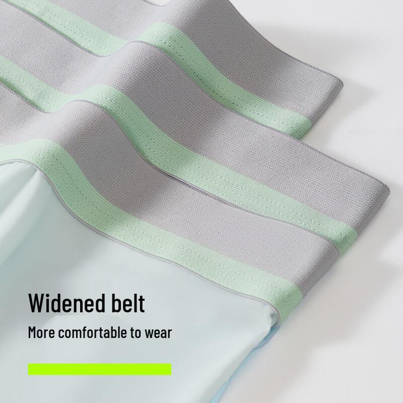 Men's Ice Silk Antibacterial Boxer Briefs
