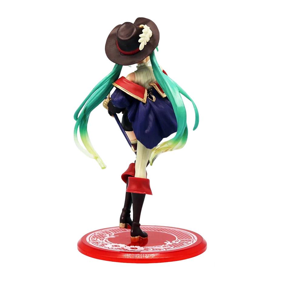 Anime Hatsune Miku Figure Fairy Tale Wonderland Hatsune Miku Puss In Boots Kawaii Action Figures Adult Collection Model Toy Gift