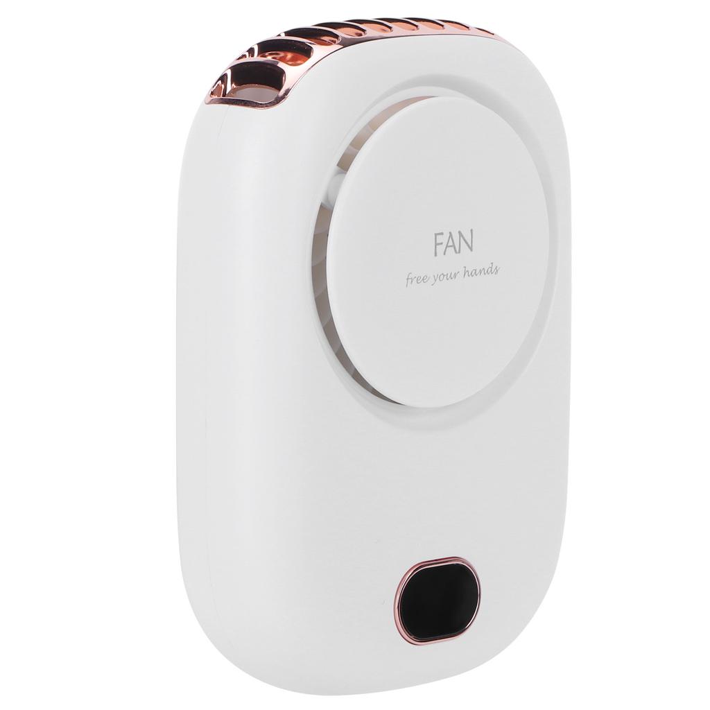 Mini Electric Fan Portable USB Charging Neck Hanging Bladeless Fan for Outdoor Sports Travel