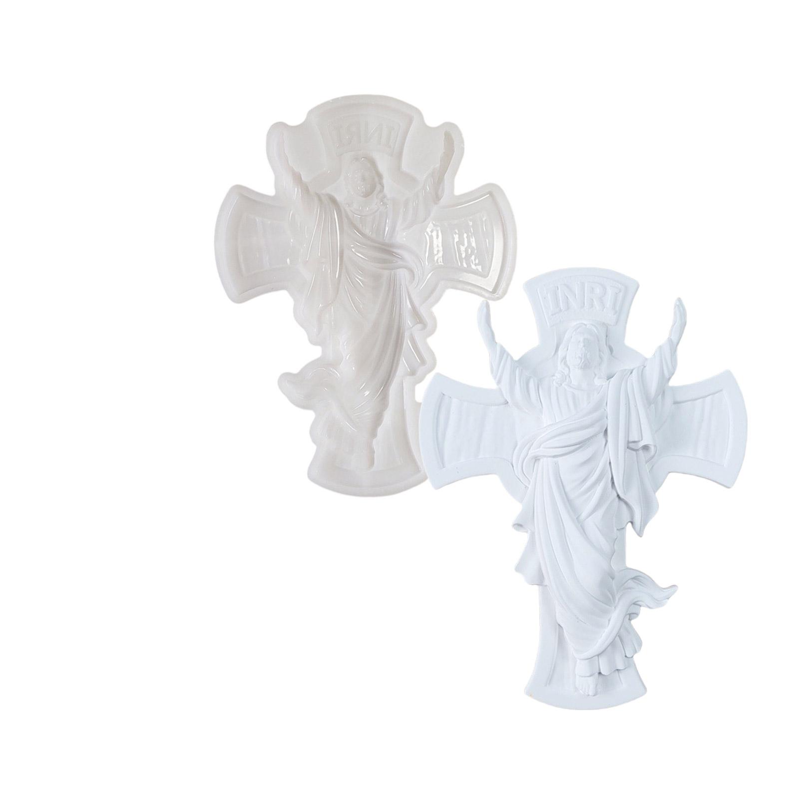 

3D прочная силиконовая форма «Христос» для изготовления свечей и украшений для мыла, термостойкая и пищевая