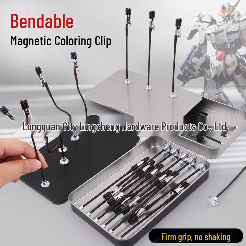 Bendable Universal Magnetic Spray Painting Alligator Clip Stand