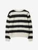 LUVM Stripe Unisex Knit Pullover_Black