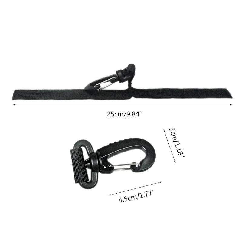 2 Pcs Kayak Paddle Holder Webbing Clip for SUP Board Inflatable Boat Accessories