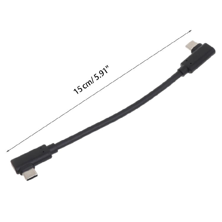 90 Degree Type C Cable Right Angle Charger L Shape Charging Data Sync Cord