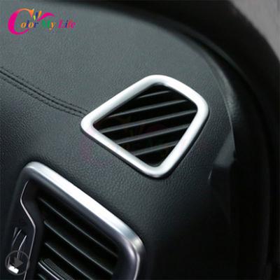2 Pièces/Ensemble Acier Inoxydable Voiture Bouche d'Aération Cercle Garniture Autocollant de Protection Climatiseur pour Kia Sportage Kx5 QL 2016 -
