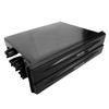 Car Universal Double/Single Din Radio Pocket Kit Drink Holder Storage Storage Cup Double Box Layer Box Multi-purpose Drawer I3P2