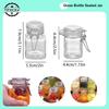 1pc Glass Bottle Sealed Jar 50/100ml Kitchen Food Pickle Fruit Canned Transparent Big Mouth Jam Bottle Storage Jar Household