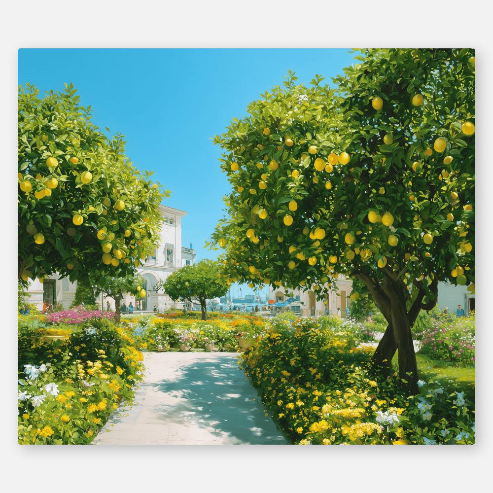 

Italian Lake Como Scenery Tapestry Oil Painting Style Wall Hanging Polyester Aesthetic Decor for Bedroom Living Room Dorm 74x94cm(29x37in)
