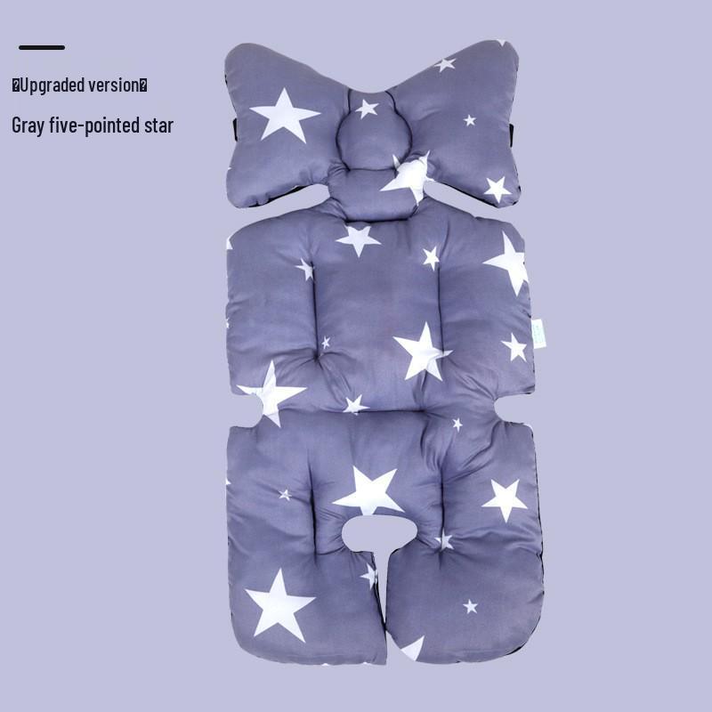 Korean Style Reversible Cotton Baby Stroller and High Chair Cushion