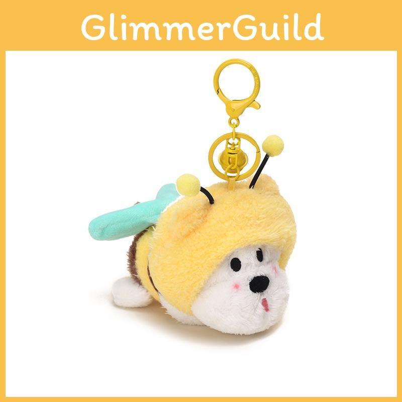Capybara Jinnew Bee Plush Keyring With Vibrating Wings Bee Themed Doll Gift For