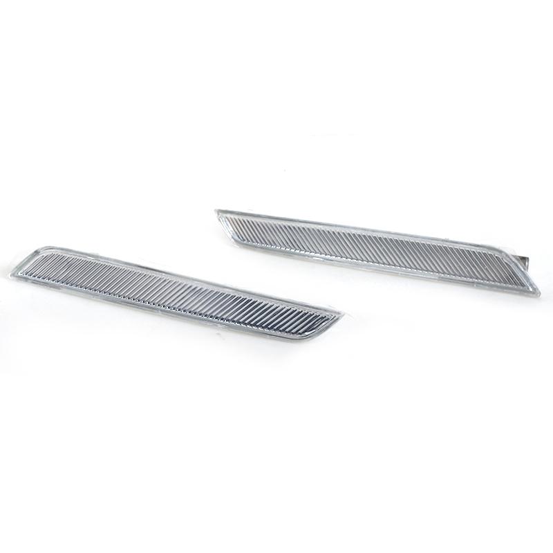 

2 шт. для BMW X6 E71 E72 2008 2009 2010 2011 2012 2013 2014 E70 X5M автомобильный передний бампер боковой габаритный фонарь с прозрачными линзами отражатель one pair