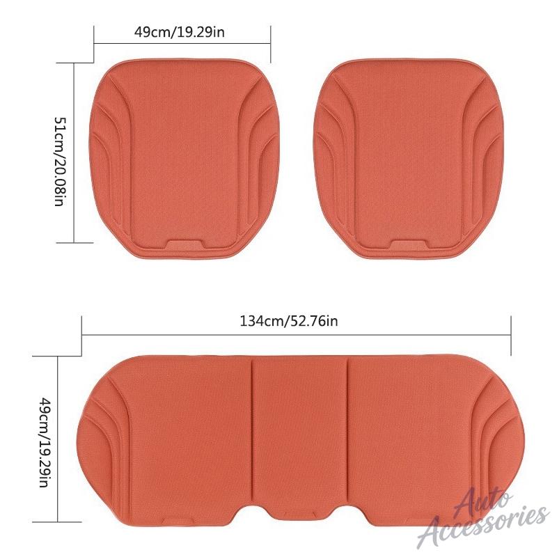 Cuscino per Sedile Auto Anteriore Posteriore Traspirante Antiscivolo Copertura Tappetino Protezione Sedile Per BMW E46 E90 E60 F30 F10 X5 X6 G30 G20 Adesivo rlpf46