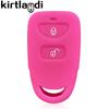 Silicone Car Key Cover Holder for Kia Magentis Carens Sonata Sorento Rio Soul Forte for Hyundai Tucson Accent Santa Fe Avante
