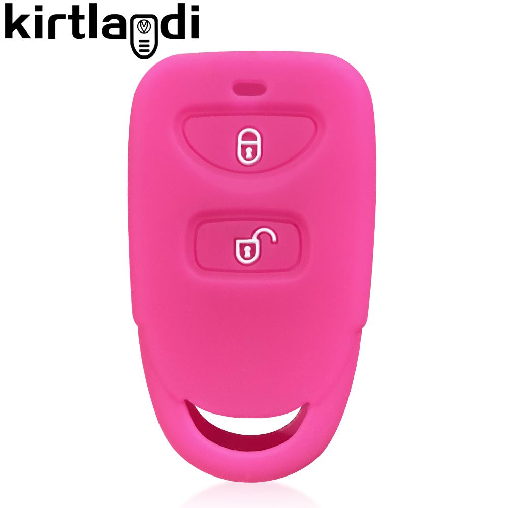 Silikonový obal držák na klíče od auta pro Kia Magentis Carens Sonata sorento rio soul forte pro Hyundai Tucson accent Santa Fe Avante