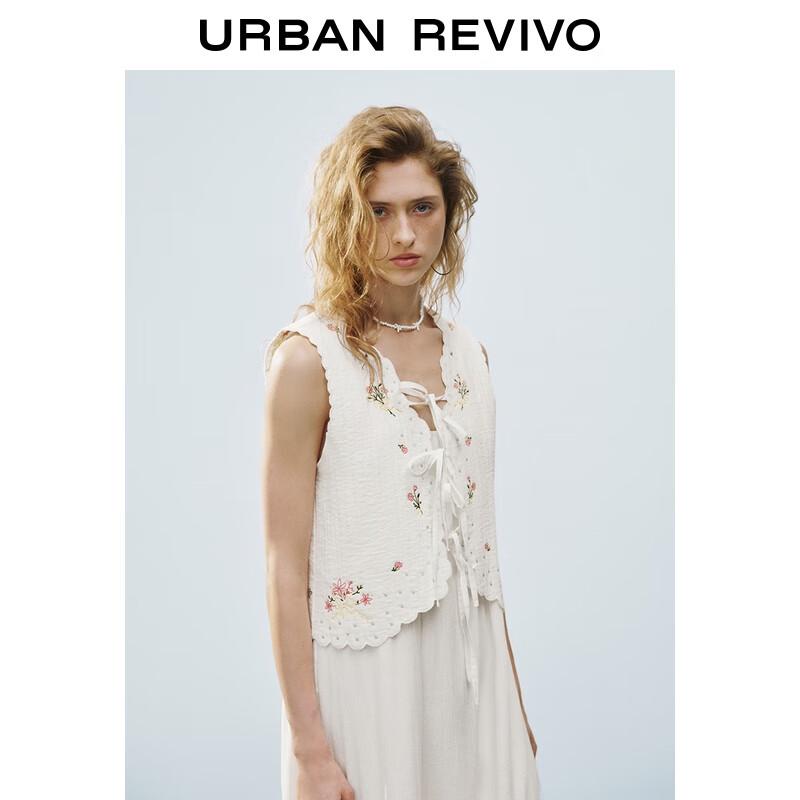 UR 2025 Summer Women's Boho Floral Multi-Strap Vest