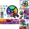 RGB 5/10m Wasserdicht 3528 SMD 300/600 LED Flexibles Lichtband Mit Fernbedienung**