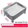 Thickened Stainless Steel Rectangular Grilled Fish & Seafood Tray