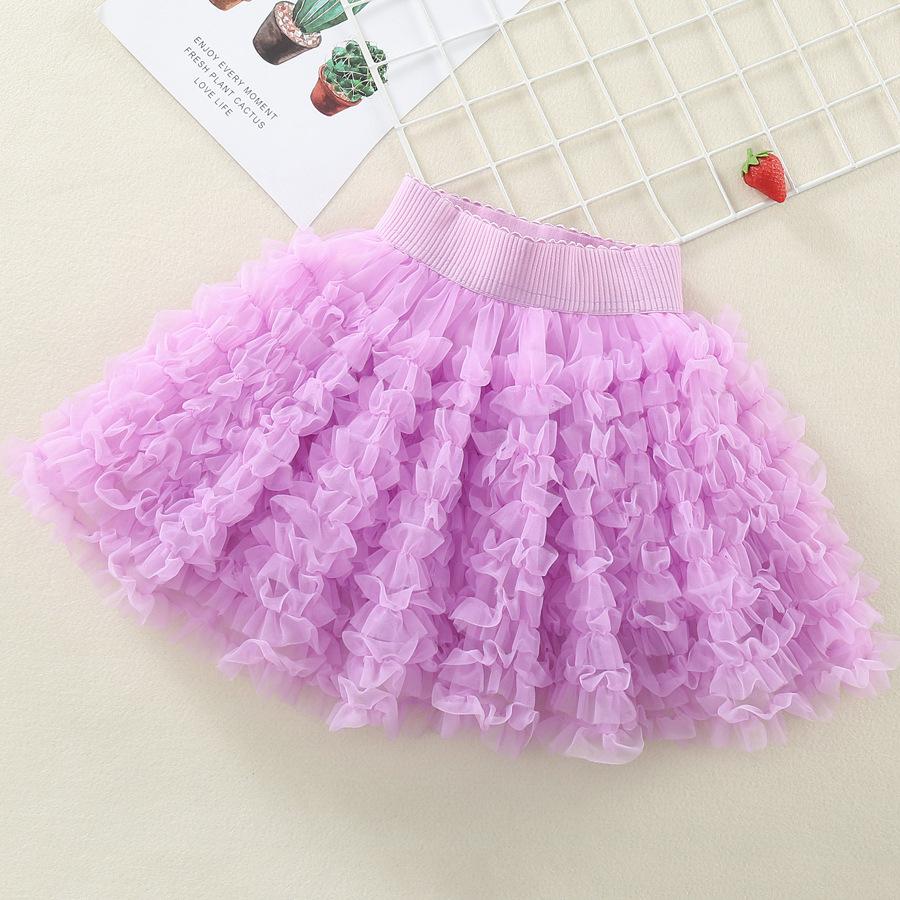 Summer Short Skirt Girl Princess Skirt Versatile Fluffy Skirt Tutu Skirt
