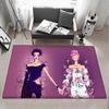 Anime Vintage N Nana Floor Mat Eco Flannel Doormat Non Slip Odorless Indoor Floor Rug Soft Short Plush Home Mat