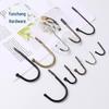 Retro Black Iron Wall Hook for Coats and Hats