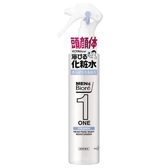 Mens Biore One Body Lotion Spray Refreshing Moisturizing Type 150ml - That Can Be Used Head Face Body.