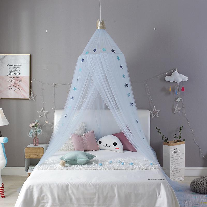 Children's Princess Bed Canopy Mosquito Net Tent – Creative, Breathable Hanging Dome Bed Curtain